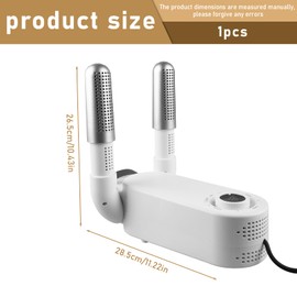 Electric Shoe Dryer, Boxing Glove Dryer, Shoe Dryer with Intelligent Timer, Shoe Dryer Antibacterial, Foldable Design, Electric Boxing Glove Dryer, Glove Dryer (EU Plug)