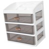 CAXUSD Office Storage Box Multi Makeup Organizer Tabletop Storage Case