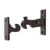 ZEROplus Black Iron Birds Beak/Gravity Door Holder, Automatic Door Catch,