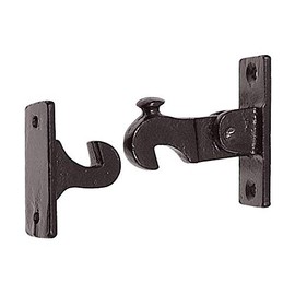 ZEROplus Black Iron Birds Beak/Gravity Door Holder, Automatic Door Catch, Z1402