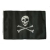 Jolly Roger Pirate Eyepatch 12"x18" Sleeved Polyester Garden Flags