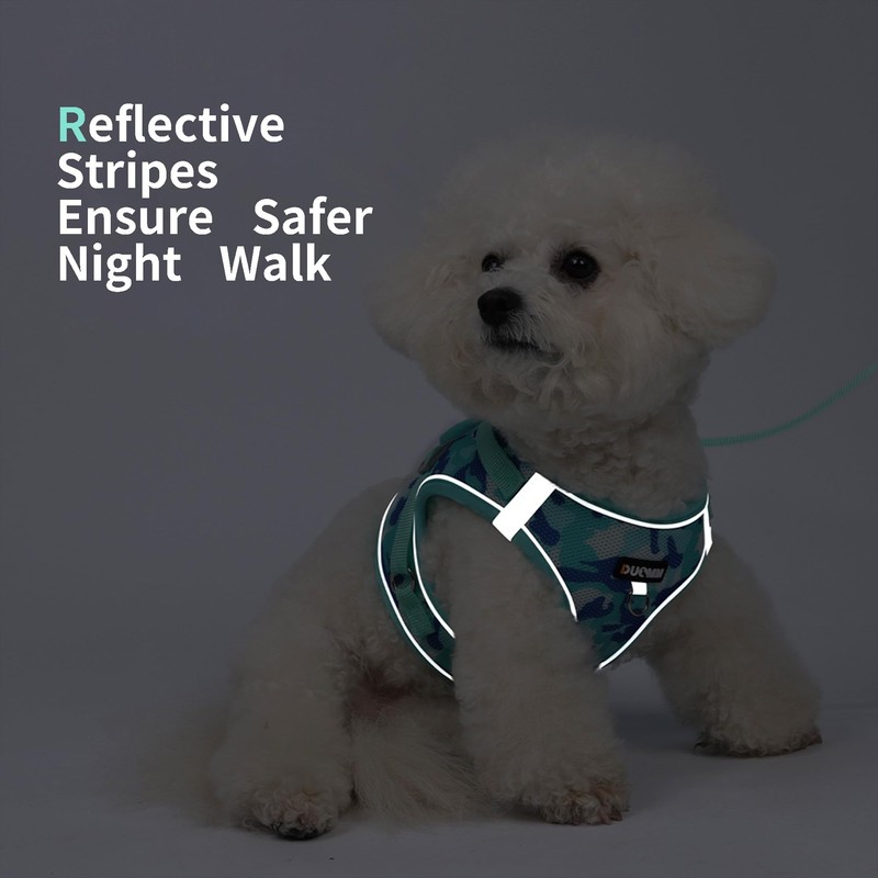Jolifield Step in Dog Harness with Leash Set, Adjustable Soft