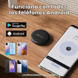 MiLi LiTag - Rastreador Bluetooth, Buscador/Localizador de Artículos como Llaves, Bolsas y Mucho más. Compatible con Android. para Google Find Hub. (4
