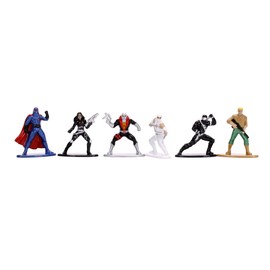 Jada Toys GI Joe Nanofigs Set of 6 Nano Collectable Figures from Die-Cast, Duke, Cobra Commander, Baroness, Snake Eyes, Destro, Storm Shadow Toy Figures, 6 Pieces/Set, 4 cm, Ages 8+