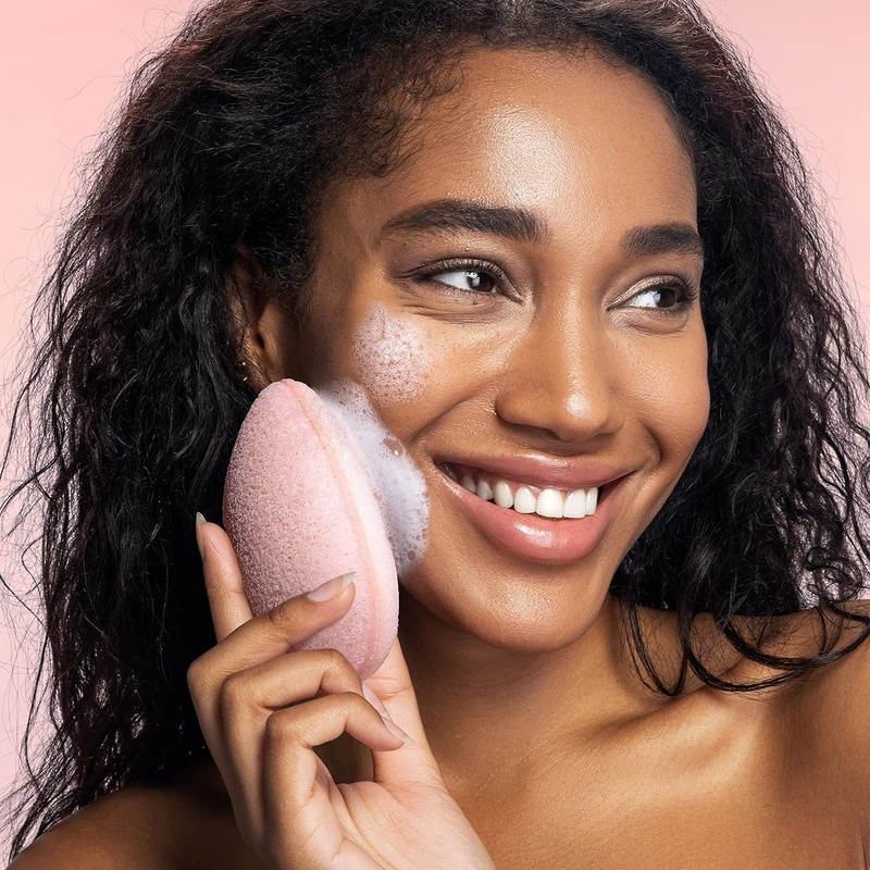 Real Techniques, Miracle Cleanse Sponge, Esponja para Lavar y Exfoliar