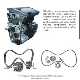 INA Schaeffler INA Belt Kits and Components Belt Drive Kit, ZD0082K, OEM Replacement