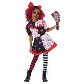 California Costume Girl's Killer Clown Costume
