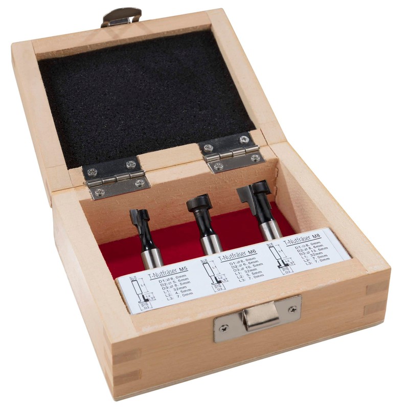 Westfalia Groove Cutter Set 3 Pieces – Ideal for Milling