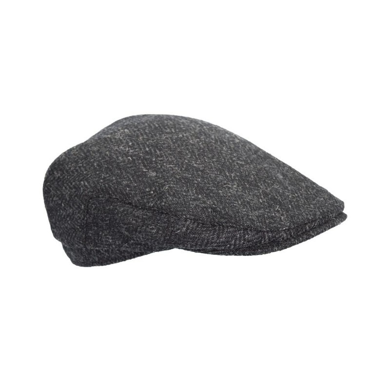 WALKER AND HAWKES - Harris Tweed Edward Flat Cap w/Foldable