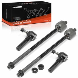A-Premium Set of 4, Front Inner & Outer Tie Rod End Kit, Compatible with Chrysler PT Cruiser 2001-2010, Neon 2000-2002 & Dodge Neon 2000-2005, SX 2.0 2003-2005 & Plymouth Neon