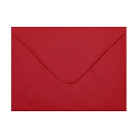 50 Packs of A7 Envelopes for Invitation, Red 5x7 Envelopes with V Flap, Great for Graduation, Invitation, Baby Shower, Wedding and RSVP Cards (Red)