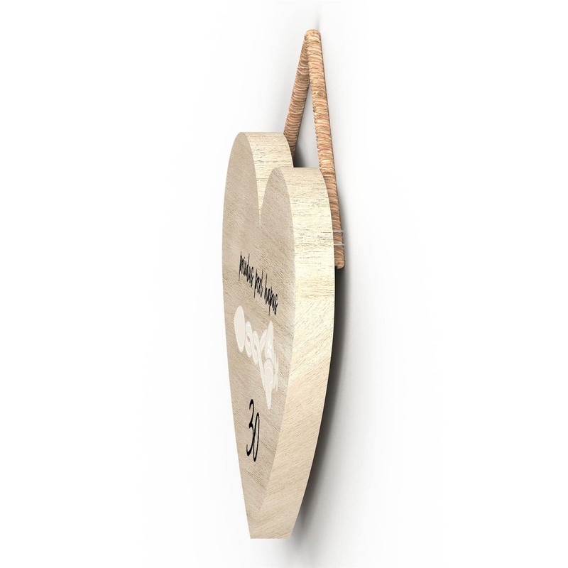 Global Designs 30Th Wedding Anniversary Welsh Love Spoon Wooden Heart
