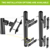 Lifeswell Heavy Duty Deck Railing Umbrella Holder, Adjustable Patio Umbrella