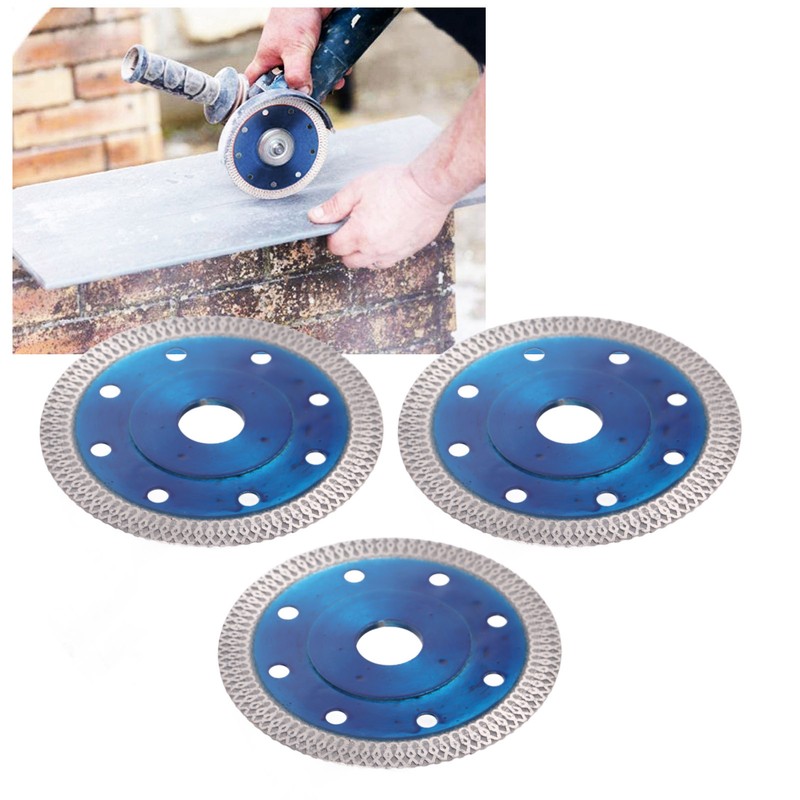 3Pcs Diamond Saw Blades Tile Ceramic Porcelain Marble Cutting Disc