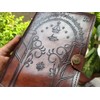 Quirky Craft Brown Leather Journal, Doors of Durin, Tolkien Lord