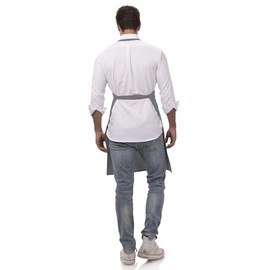 Chef Works Delantal de carnicero unisex, Gris