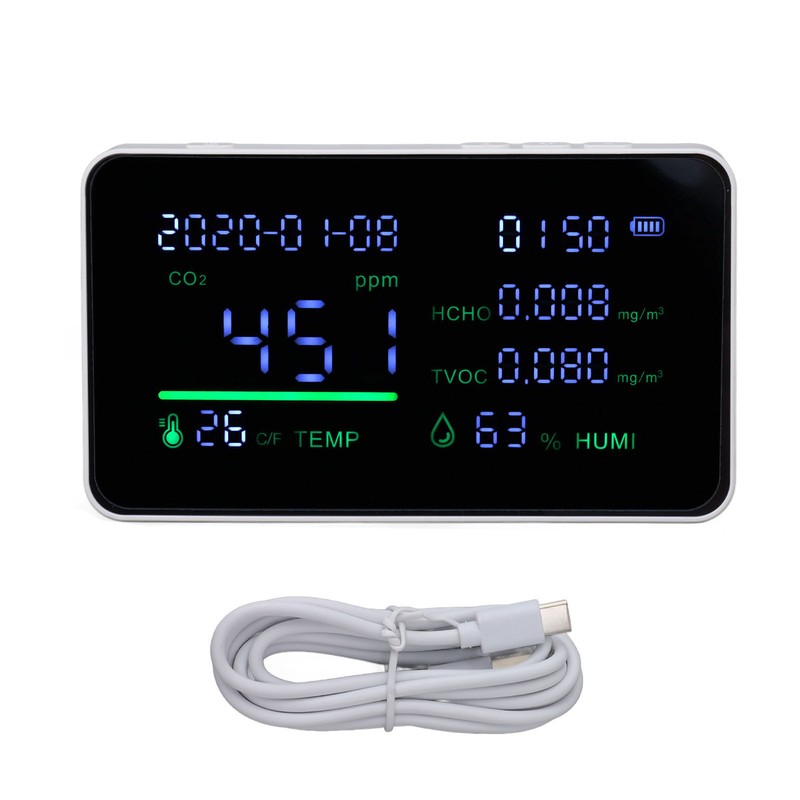 Infrared Carbon Dioxide Detector Semiconductor Sensor CO2 TVOC Temperature Humidity