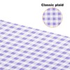 HARFINGTON 100pcs Square Checkered Wax Paper Sheets - 7.09" x