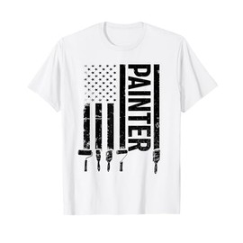 Painter US Flag Painting US Flag Painter T-Shirt