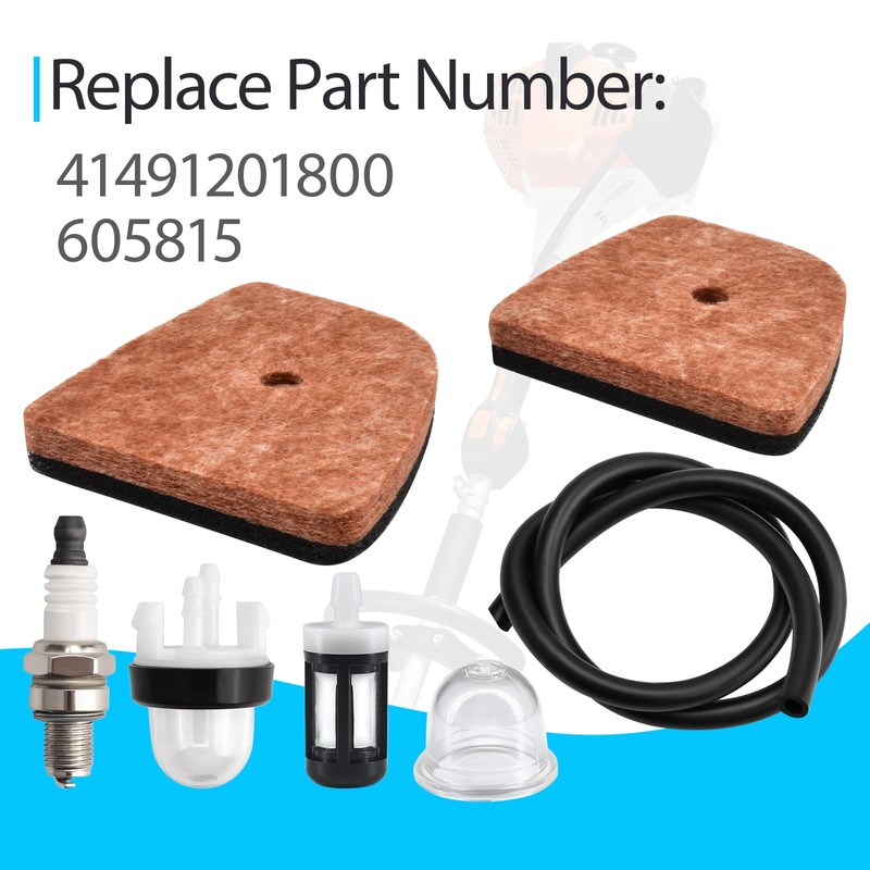 Air Filter Set Compatible with Stihl FS94 FS94R KM94 HL94