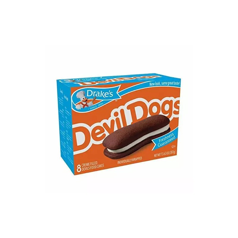 Drake's Devil Dogs, 10 Boxes of Creme-Filled Devils Food Chocolate
