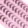 Manga Lashes Natural Look Anime False Eyelashes 20 Pairs Clear