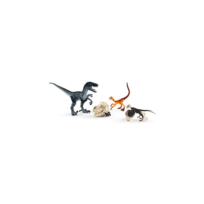 Schleich Dinosaur Velociraptor Hunting Set Figure 72128