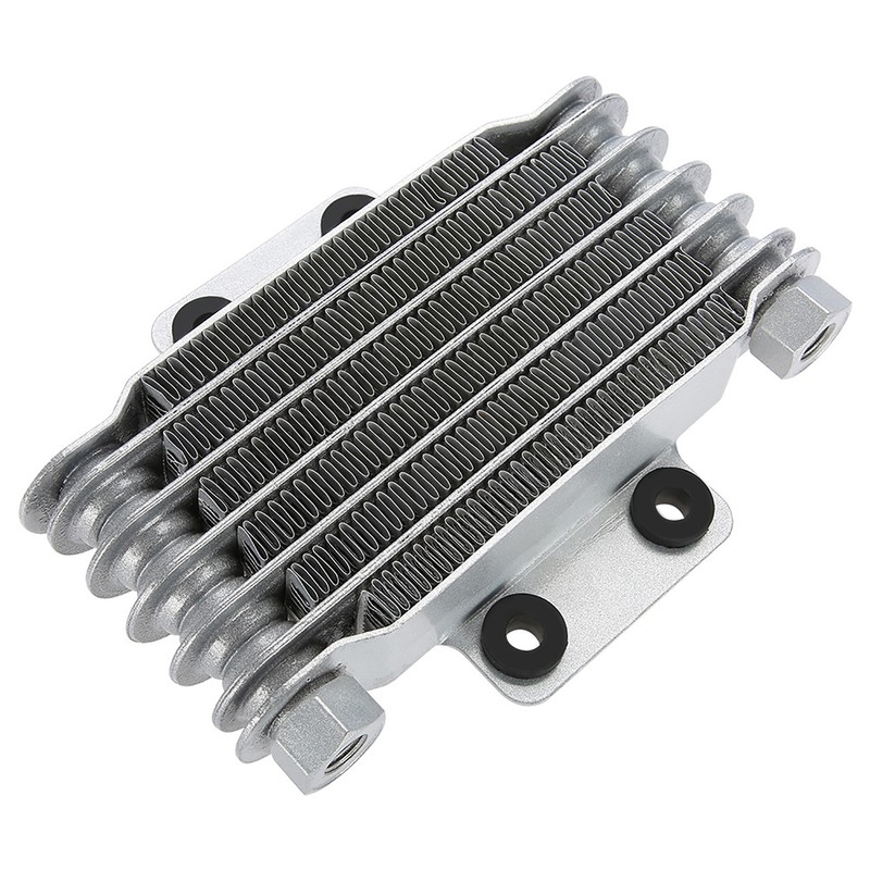 Aluminum 85ml Engine Oil Cooler Cooling Radiator for 100CC-250CC Motorcycle