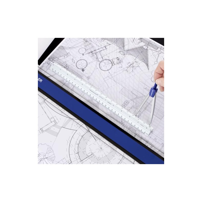 Staedtler 12-Inches Architect Triangular Scale (98719-31BK)