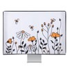 kwmobile Computer Monitor Cover Compatible with 24-26" monitor - Bees
