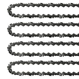 4 Pack 14 Inch Chainsaw Chain Set 52 Drive Links, 0.05In Gauge, 3/8Inch LP Pitch, 14-Inch Replacement Chainsaw Chains Low Kit