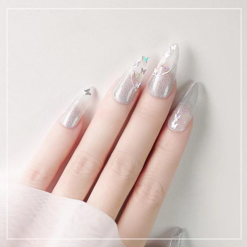 24 Colours / 3D Butterfly Nail Glitter Nail Sequins for