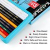 Kalour Wax-Based China Markers, 12 Pack Grease Pencils with 2