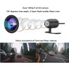 VSYSTO 1080P Motorcycle Camera Front and Rear View 130 Degrees