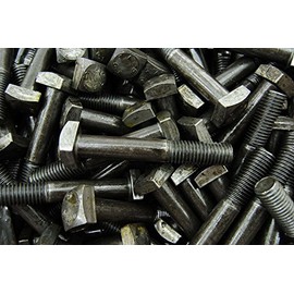(15) Square Head 5/8-11 x 4 Bolts Unplated A307 15/16" Sq