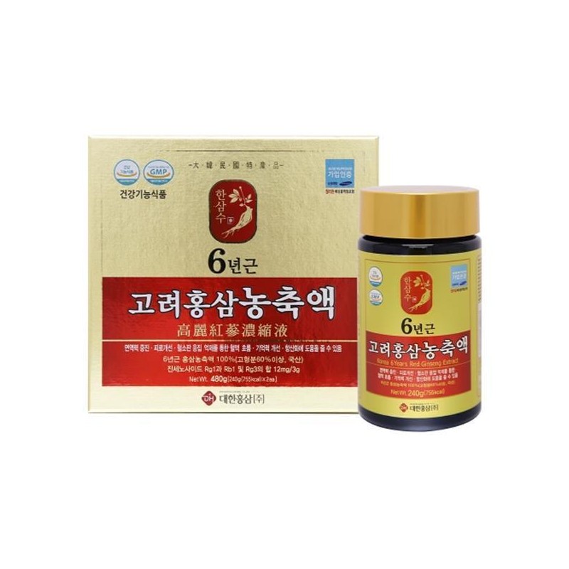 Korean red ginseng, Korean red ginseng essence, red ginseng concentrate,