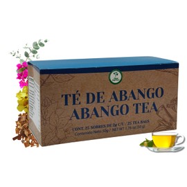Abango, eucalipto, gordolobo & bugambilia te(abango, eucalyptus, mullein, bougainvillea TEA) 25 tea bags, vegan, 100% natural, hecho en mexico