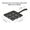 JB HOME COLLECTION, Cast Iron Takoyaki & Aebleskiver Pan –