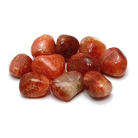 CrystalAge Fire Agate Tumble Stone (20-25mm) - Single Stone