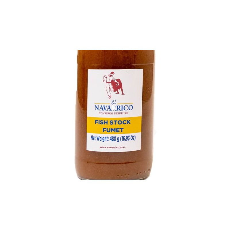 El Navarrico. Seafood Broth for Paella. Fumet. 500ml (16.91oz)
