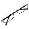 KKD 6697 Square Date Glasses, Underrim Glasses, Reverse Nyrol, Unisex,