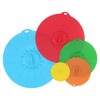 5Pcs/Set Multifunctional Bowl Lid Food Grade Silicone Vacuum Sealing Cover