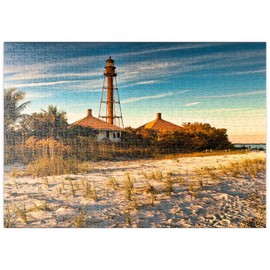 MyPuzzle Sanibel Island Lighthouse in Sanibel Island, Florida - Premium 500 Piece Puzzle - MyPuzzle Special Collection by Puzzle Galaxy