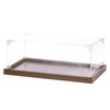 sourcing map Acrylic Display Case, 12"x6"x4" Clear Display Box Assemble