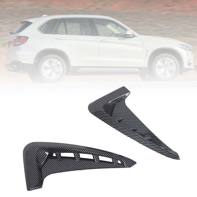 2PCS Car Front Side Air Vent Cover Decorative Gills Side