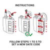 Go Travel- My Date Luggage Combination Padlock - (Ref 354.101)