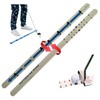Swing Minder Putting Rail & Golf Stance Training Aid 2-in-1