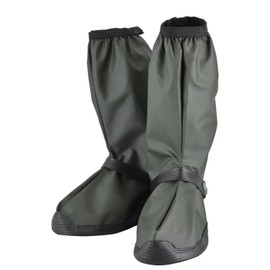 リード工業(LEAD) バイク 自転車 レインブーツカバー レインカバー 折り畳み 折りたたみ 持ち運び 雨具 防水 防風 防寒 防汚 耐久性 RW-058B オリーブグリーン