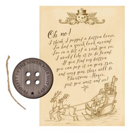 Rudolph's Lost Tag Christmas Eve Magic with Wooden Tag and Postcard from Father Christmas/Santa (Rudolph's Lost Tag)