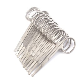 OdontoMed2011 Set of 12 Pieces 3.5" Scissors - Straight Mustache + Nose Hair W/Safety ODM